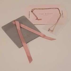 Ted Baker Tux Bow Pendant in Rose Gold